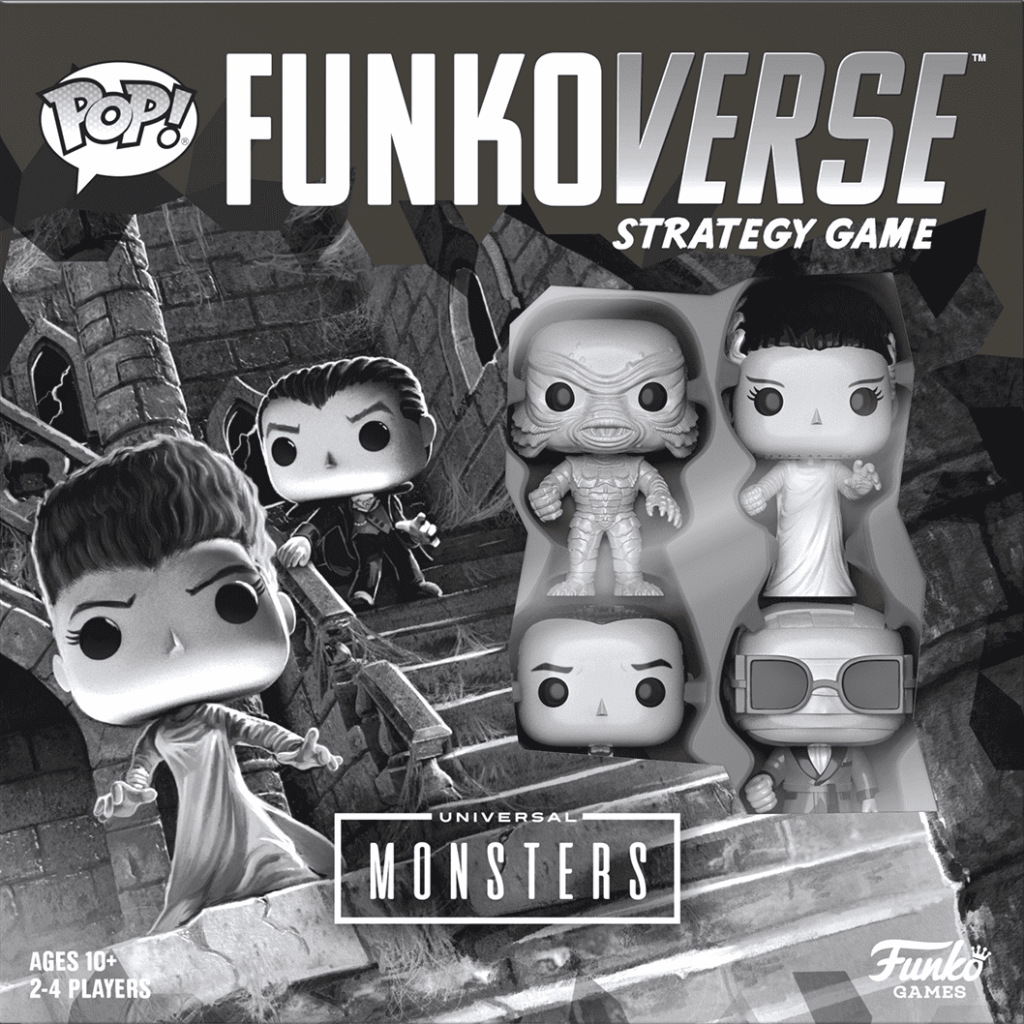 Funkoverse Strategy Game: Universal Monsters 100 board game cover
