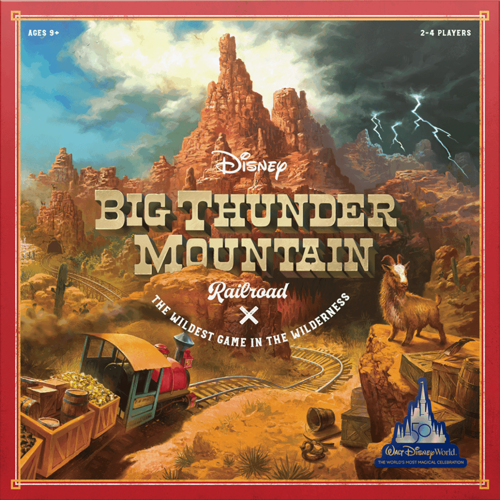 Disney Big Thunder Mountain Railroad board game cover