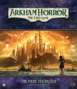 Arkham Horror: The Card Game – The Path to Carcosa: Campaign Expansion board game cover