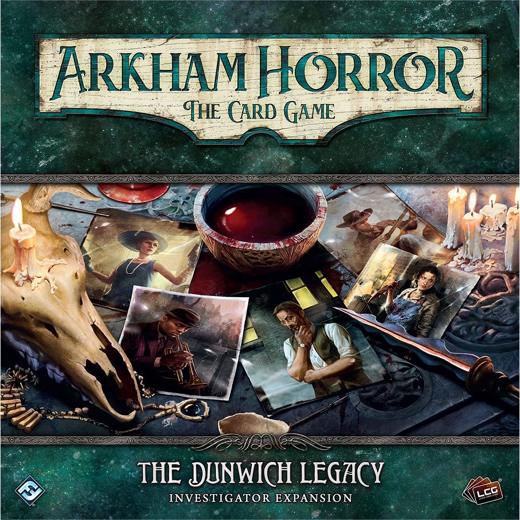 Arkham Horror: The Card Game – The Dunwich Legacy: Investigator Expansion board game cover