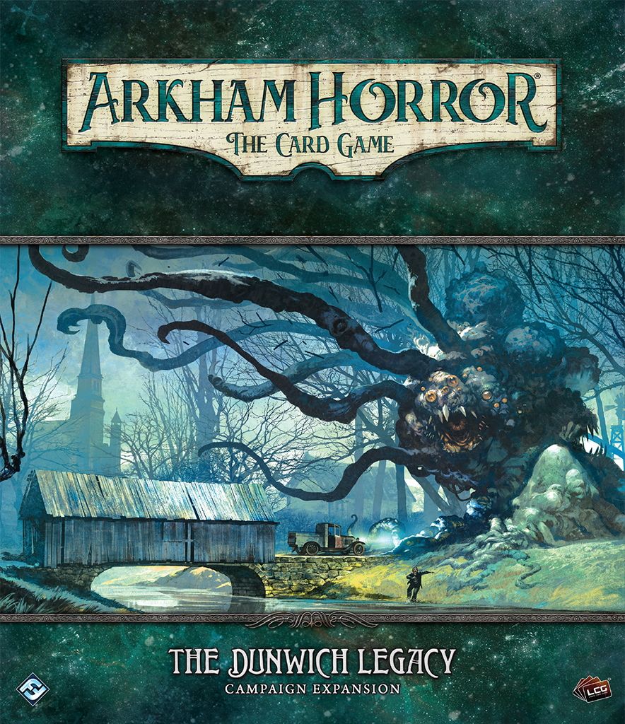 Arkham Horror: The Card Game – The Dunwich Legacy: Campaign Expansion board game cover