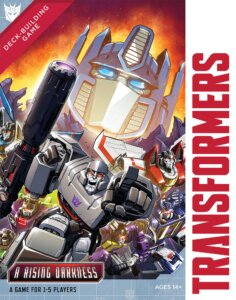 Transformers Deck-Building Game: A Rising Darkness board game cover