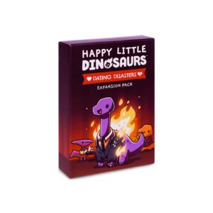 Happy Little Dinosaurs: Dating Disasters Expansion Pack board game cover