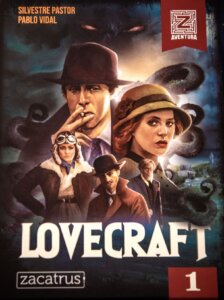 Aventura Z: Vol 1 Lovecraft board game cover