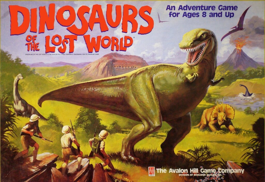 Dinosaurs of the Lost World board game cover