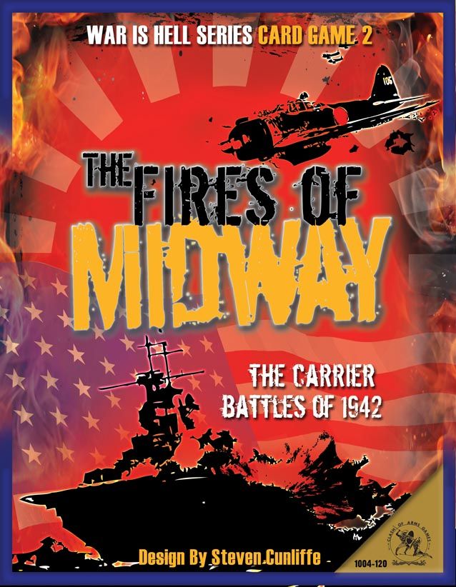 The Fires of Midway: The Carrier Battles of 1942 board game cover