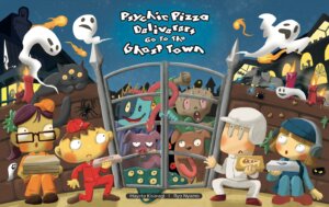 Psychic Pizza Deliverers Go to the Ghost Town board game cover