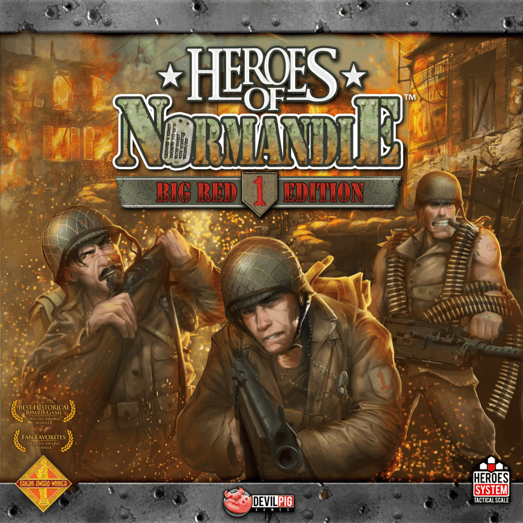 Heroes of Normandie: Big Red One Edition board game cover