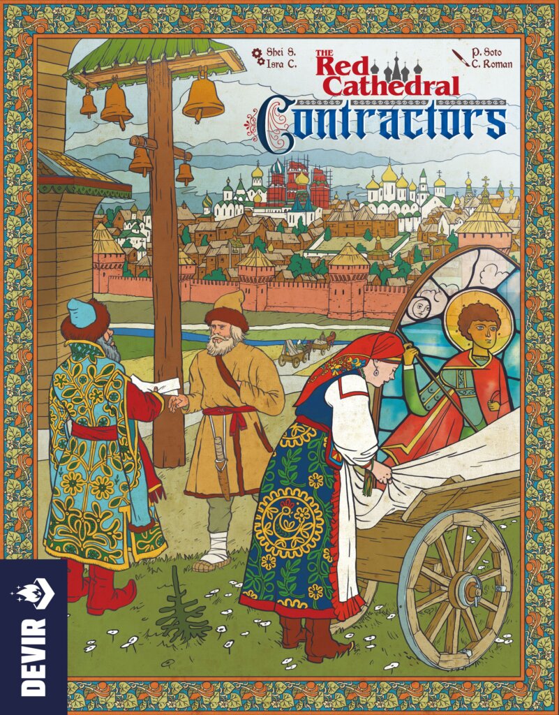 The Red Cathedral: Contractors board game cover
