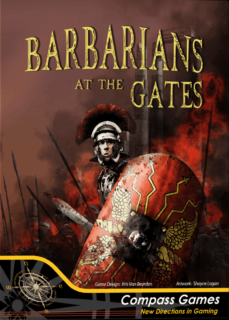 Barbarians at the Gates: The Decline and Fall of the Western Roman Empire 337 – 476 board game cover