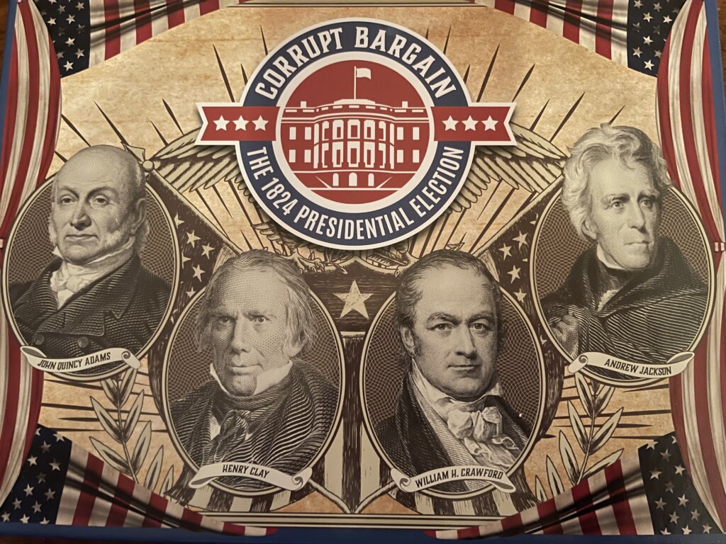 Corrupt Bargain: The 1824 Presidential Election board game cover