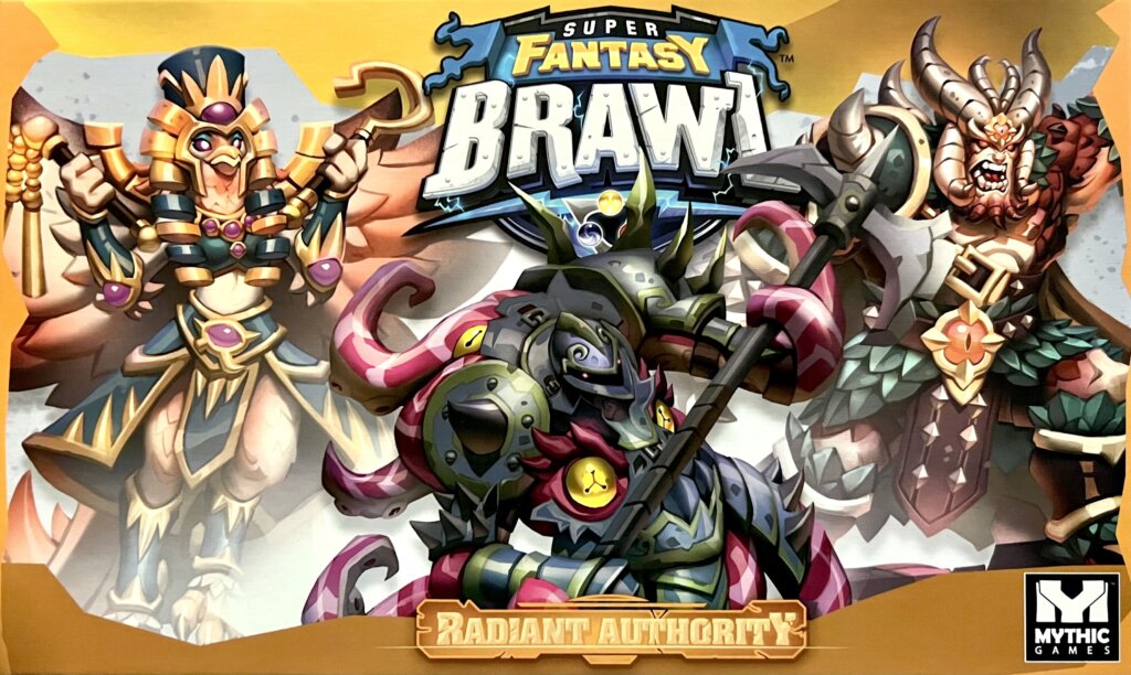 Super Fantasy Brawl: Radiant Authority board game cover