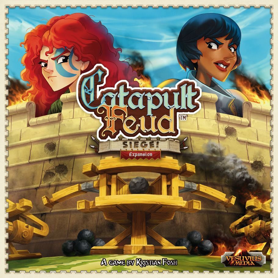 Catapult Feud: Siege! Expansion board game cover