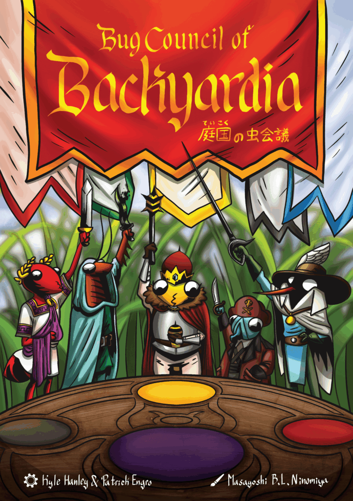 Bug Council of Backyardia board game cover