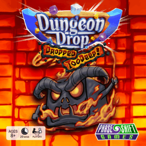 Dungeon Drop: Dropped Too Deep board game cover