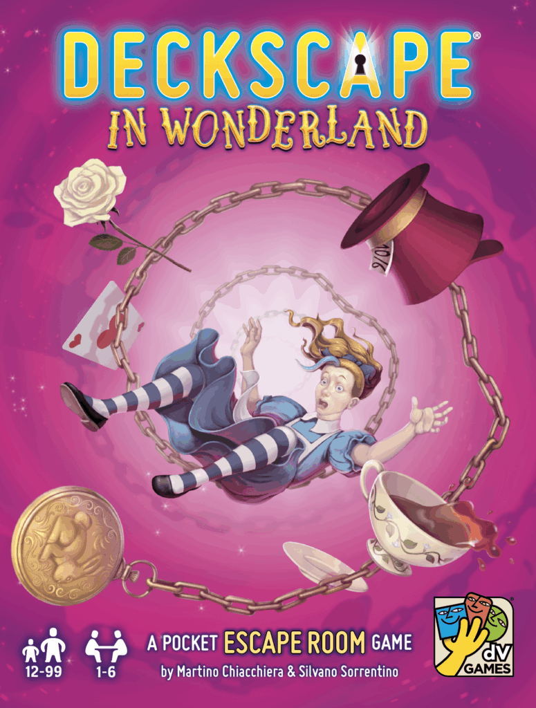 Deckscape: In Wonderland board game cover
