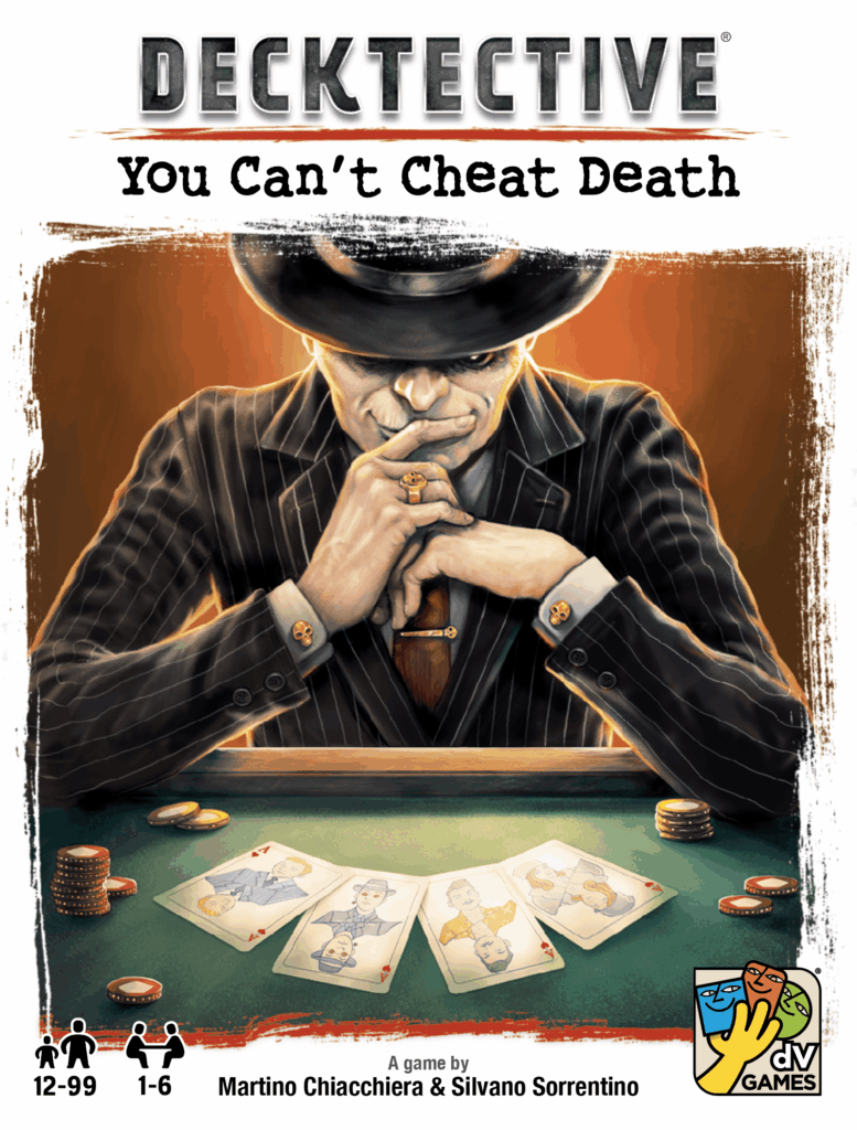 Decktective: You Can’t Cheat Death board game cover