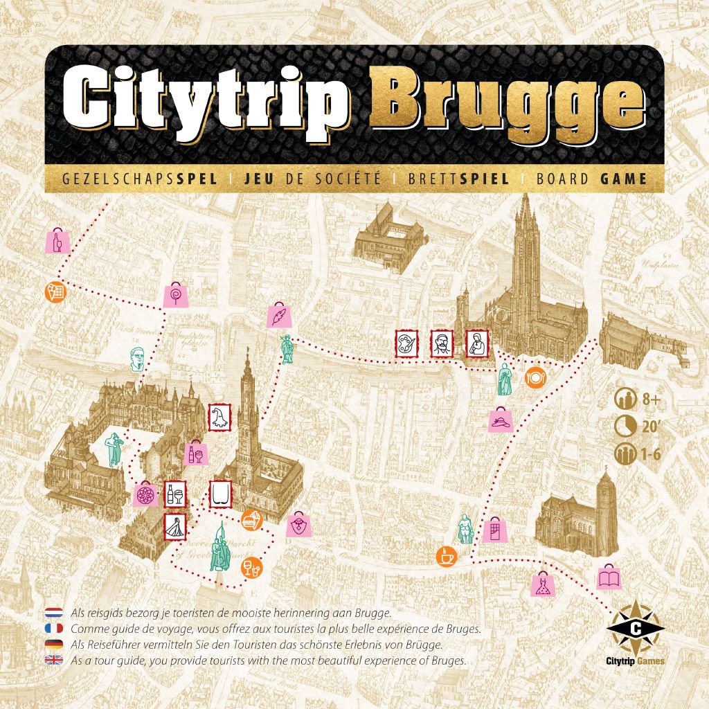 Citytrip Brugge board game cover