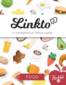 Linkto Food board game cover
