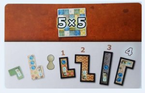 Patchwork: 5×5 Bonuskarte board game cover
