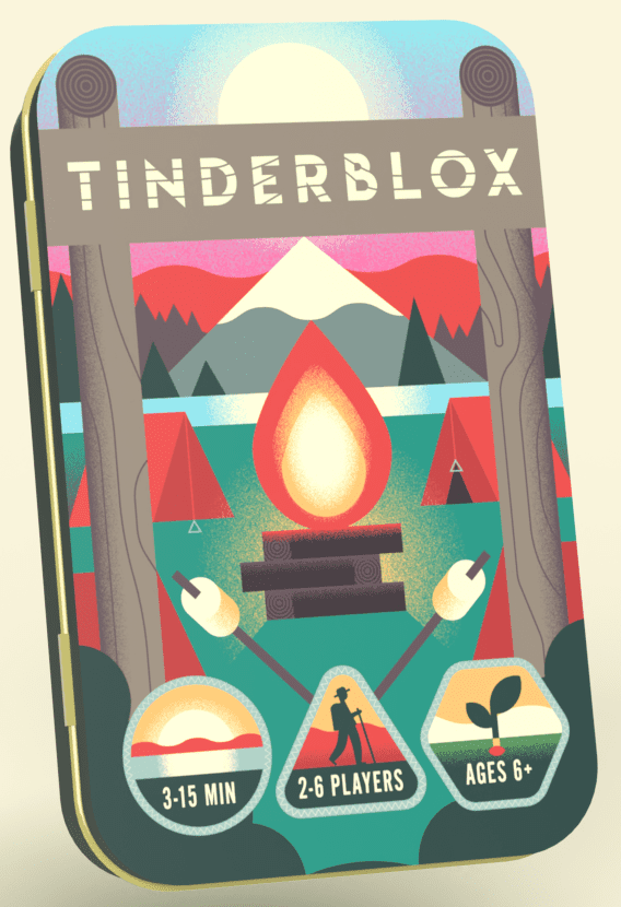 Tinderblox Sunset board game cover
