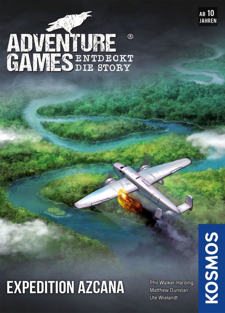 Adventure Games: Expedition Azcana board game cover