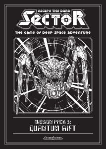 Escape the Dark Sector: Mission Pack 3 – Quantum Rift board game cover
