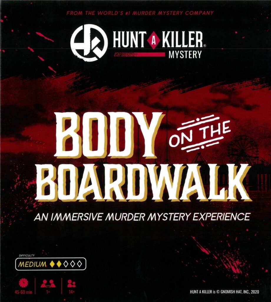 Hunt A Killer: Body on the Boardwalk board game cover