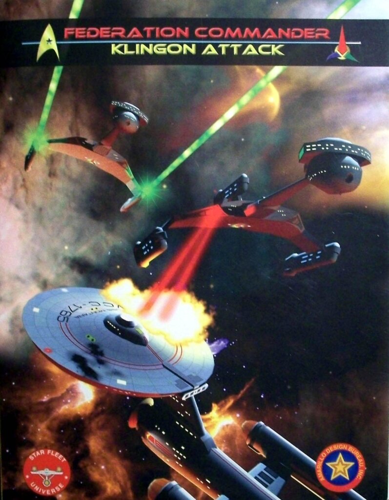 Federation Commander: Klingon Attack board game cover