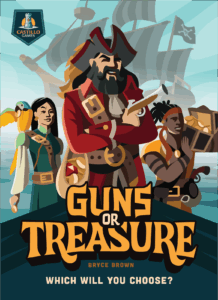 Guns or Treasure board game cover