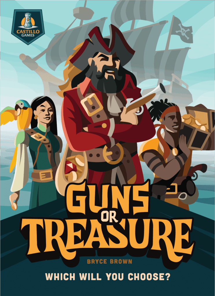 Guns or Treasure board game cover