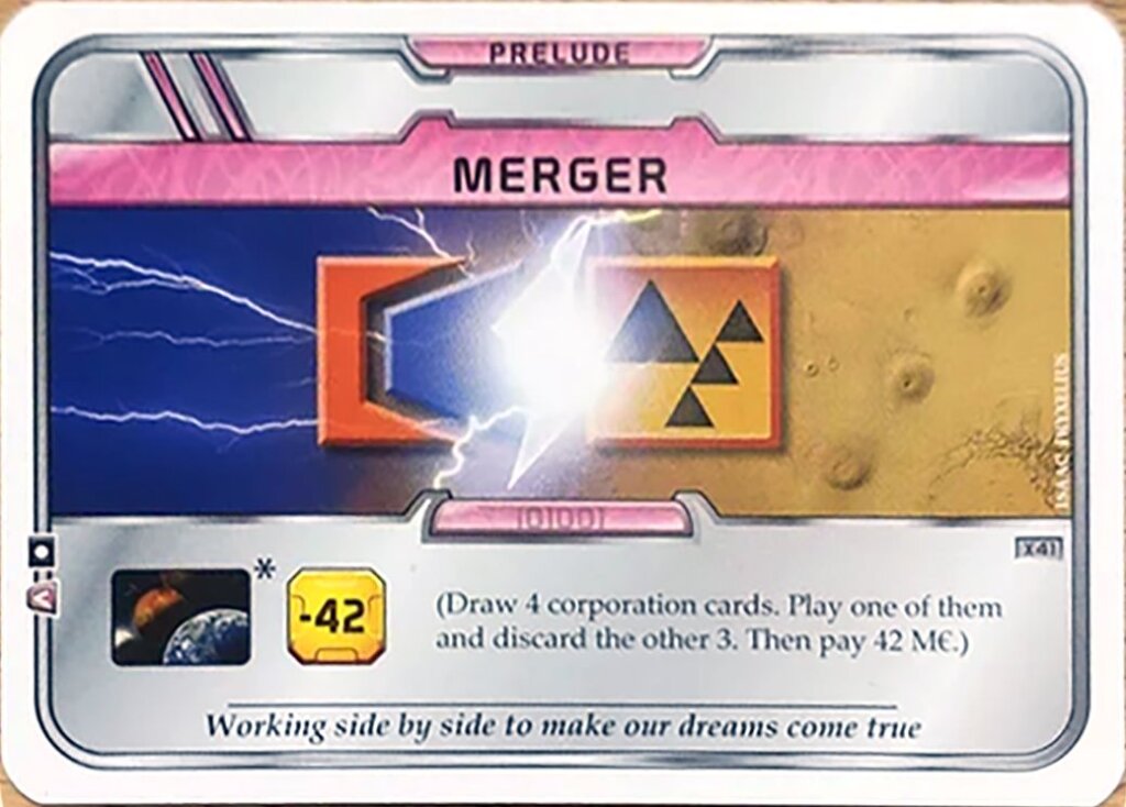 Terraforming Mars: Merger Promo Card board game cover