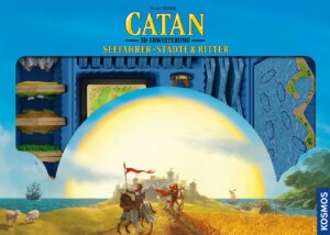 Catan: 3D Expansions – Seafarers + Cities & Knights board game cover