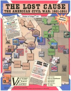 The Lost Cause: The American Civil War, 1861-1865 board game cover