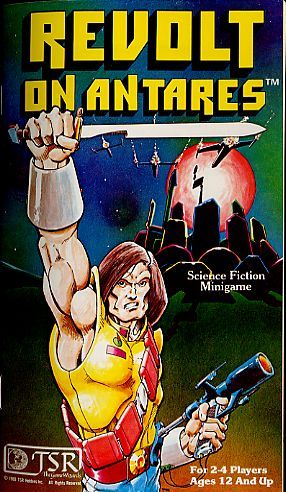 Revolt on Antares board game cover