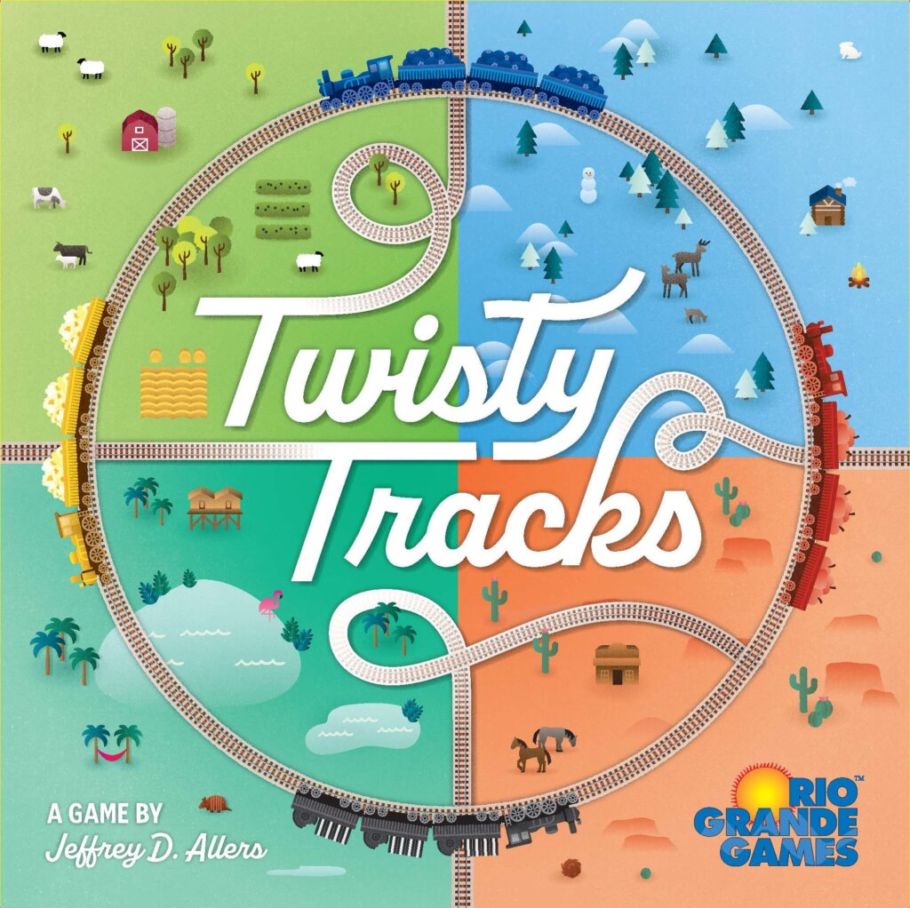 Twisty Tracks board game cover