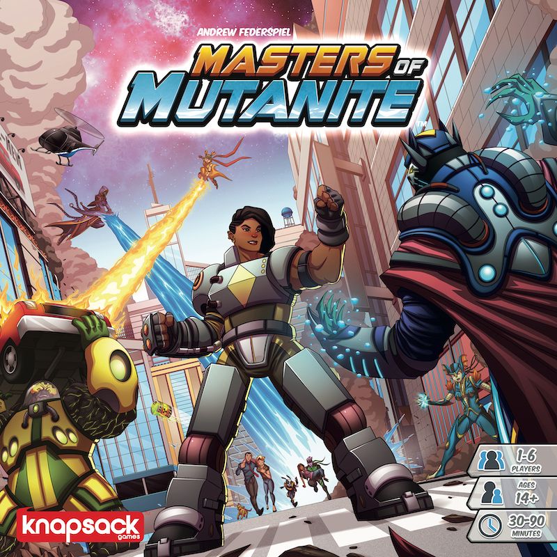 Masters of Mutanite board game cover