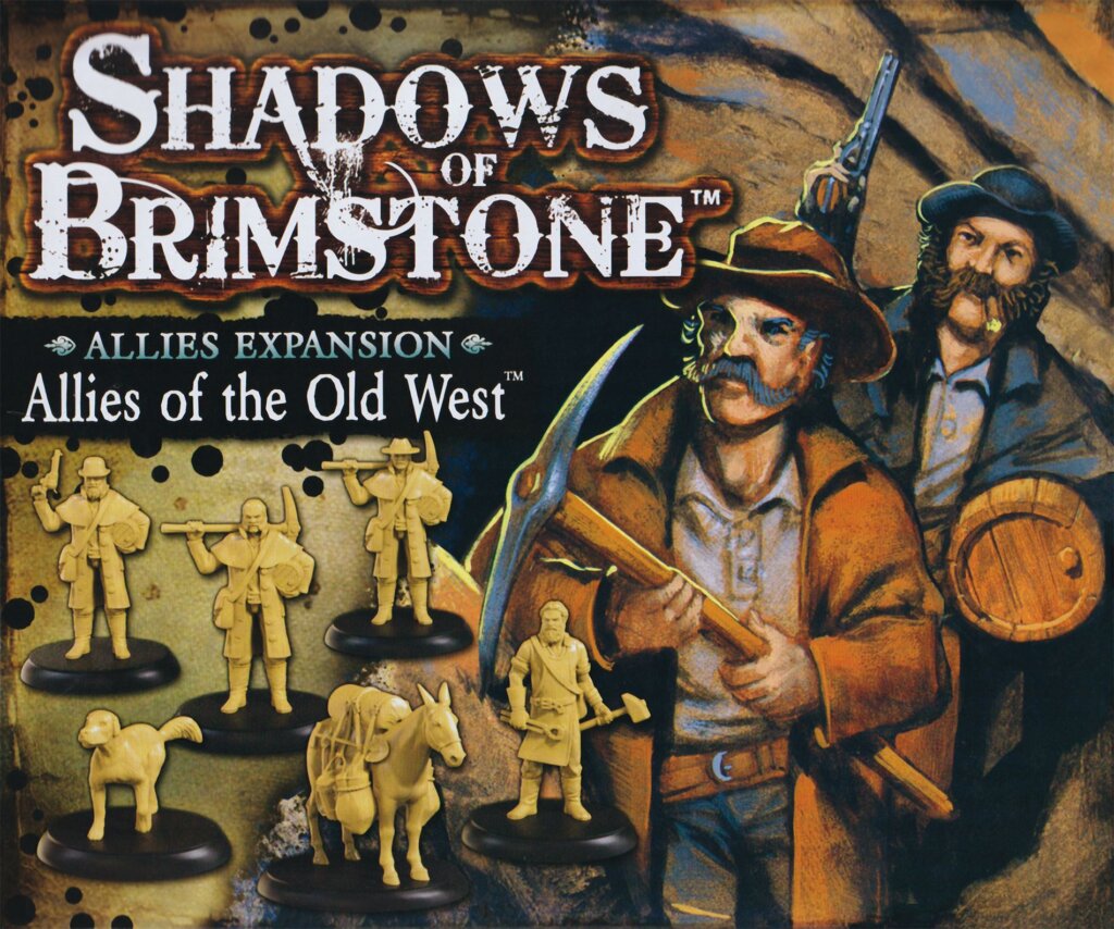 Shadows of Brimstone: Allies of the Old West board game cover