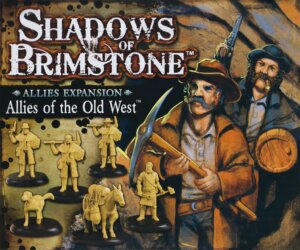 Shadows of Brimstone: Allies of the Old West board game cover