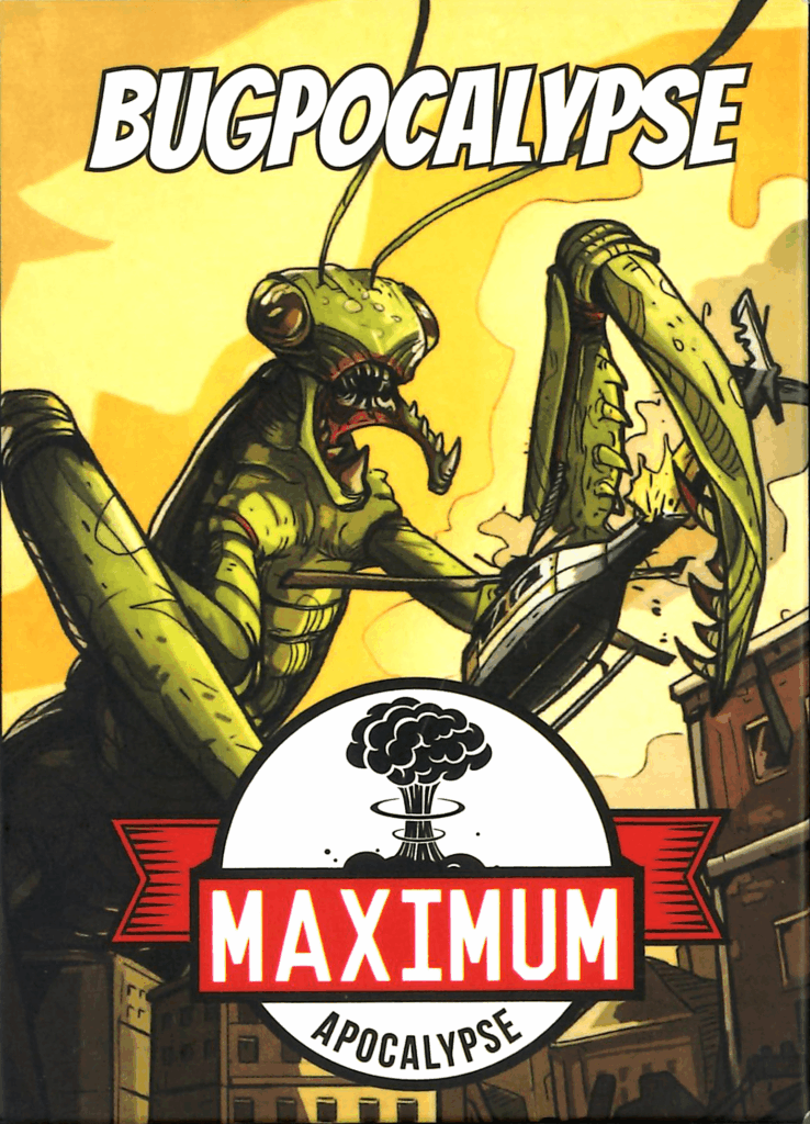 Maximum Apocalypse: Bugpocalypse board game cover