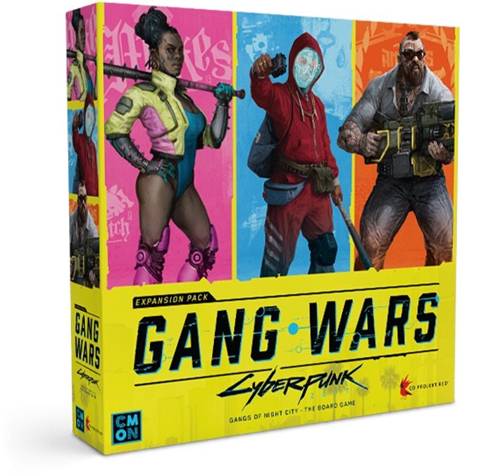 Cyberpunk 2077: Gangs of Night City – Gang Wars board game cover