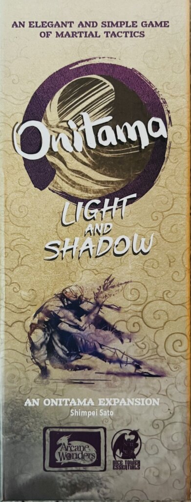 Onitama: Light and Shadow board game cover