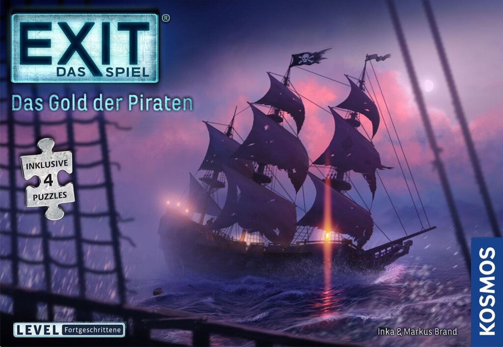 EXIT: Das Spiel + Puzzle – Das Gold der Piraten board game cover