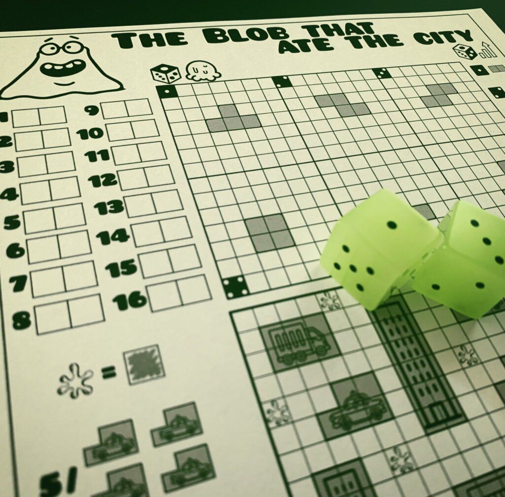 The Blob that Ate the City board game cover