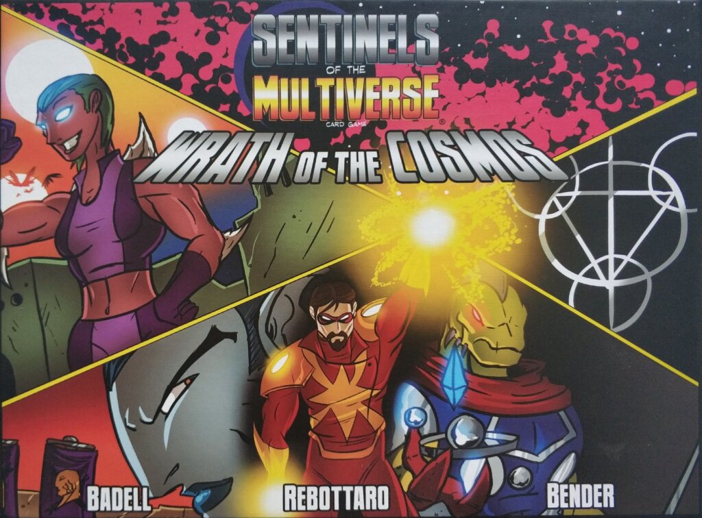 Sentinels of the Multiverse: Wrath of the Cosmos board game cover