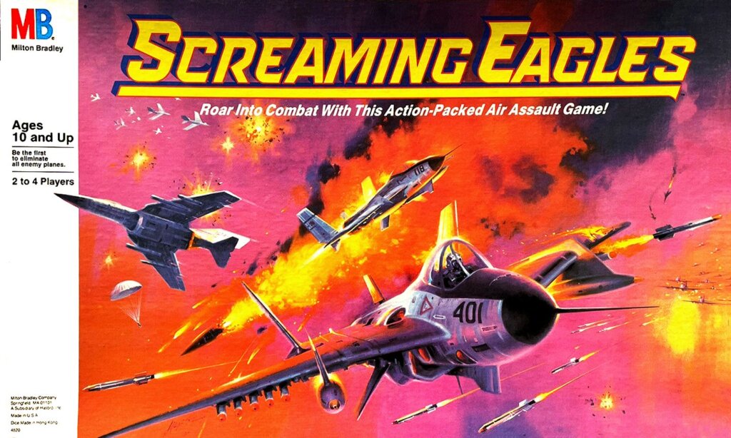 Screaming Eagles board game cover
