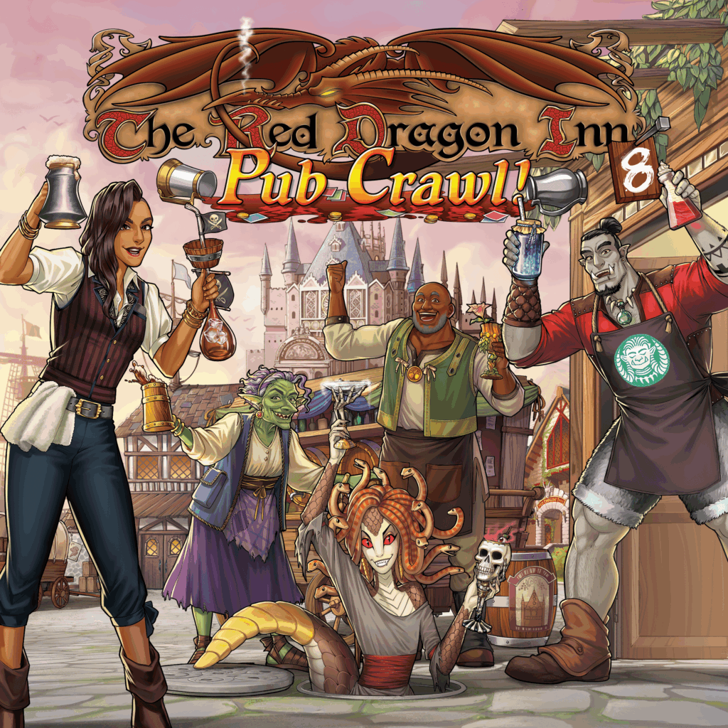 The Red Dragon Inn 8: Pub Crawl board game cover