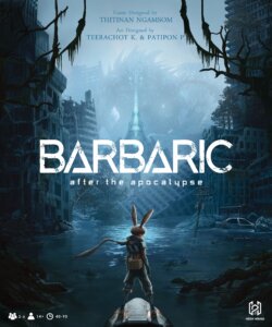 Barbaric: After the Apocalypse board game cover