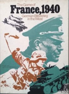 The Game of France, 1940: German Blitzkrieg in the West board game cover
