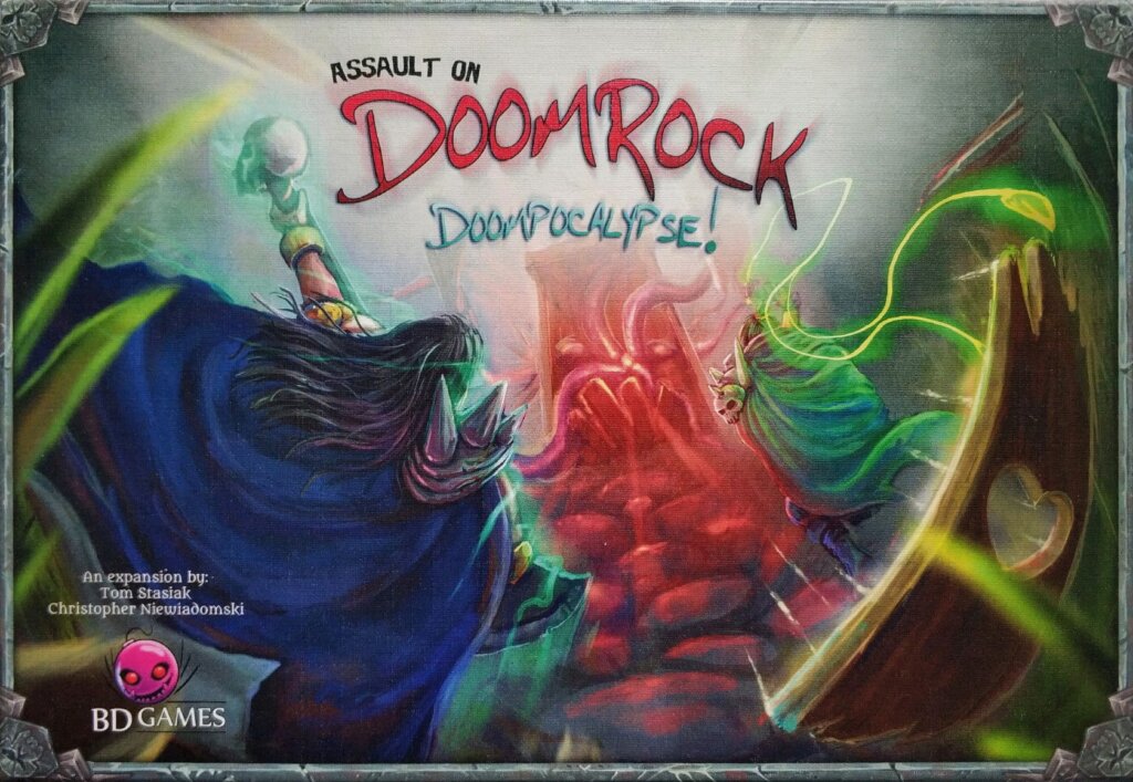 Assault on Doomrock: Doompocalypse board game cover